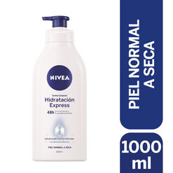 CREMA CORPORAL NIVEA HIDRATACIÓN EXPRESS 1000ML