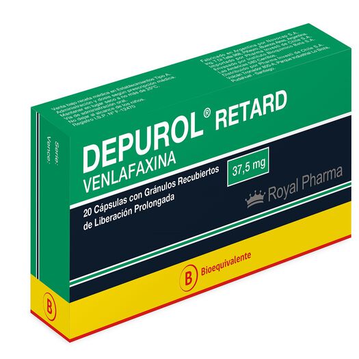 Depurol Retard 37.5 mg x 20 Cápsulas con Gránulos de Liberación Prolongada, , large image number 0