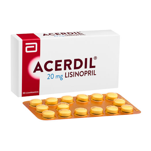 Acerdil 20 mg X 30 Comprimidos, , large image number 0