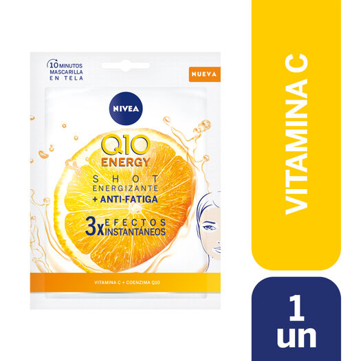 NIVEA Q10 Energy Mascarilla en Tela, , large image number 0