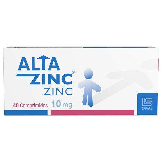 ALTAZINC Zinc 10 mg 40 comprimidos, , large image number 0