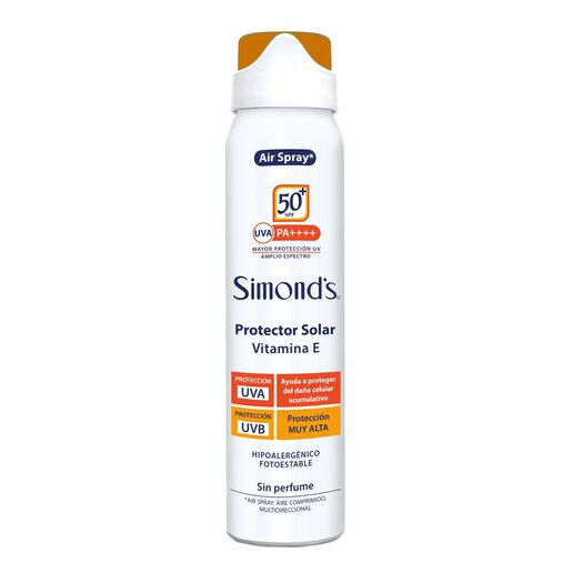 Protector Solar Simonds Air Spray F50+ 75Ml, , large image number 0