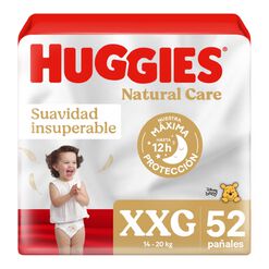 Pañal Huggies Natural Care Xxg 52 Un