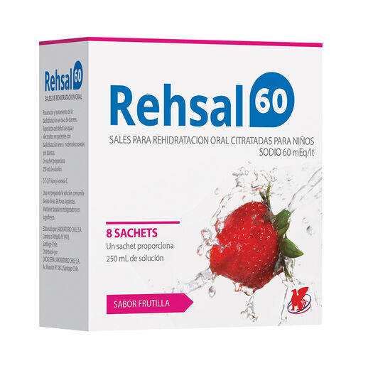 Rehsal 60 x 8 Sobres Polvo Para Solución Oral, , large image number 0