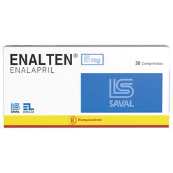 ENALTEN Enalapril maleato 5 mg 30 comprimidos