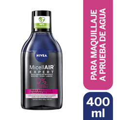 LOCIÓN MICELAR EXPERT NIVEA WATERPROOF MAKE UP REMOVER 400ML