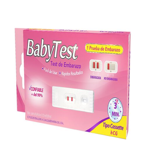 Babytest Test de Embarazo Tipo Cassete HCG