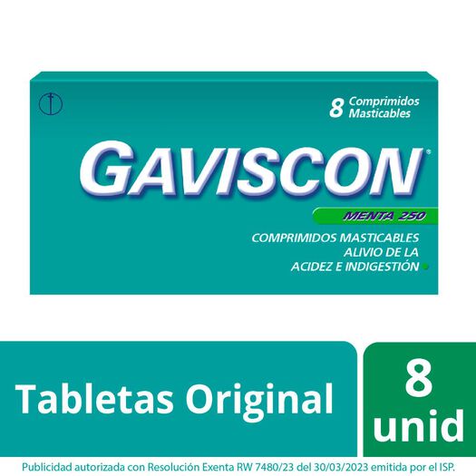 Gaviscon Comprimidos Masticables Original x8, , large image number 0