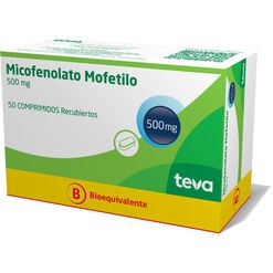 Micofenolato Mofetilo 500 mg x 50 Comprimidos Recubiertos