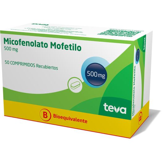 Micofenolato Mofetilo 500 mg x 50 Comprimidos Recubiertos, , large image number 0