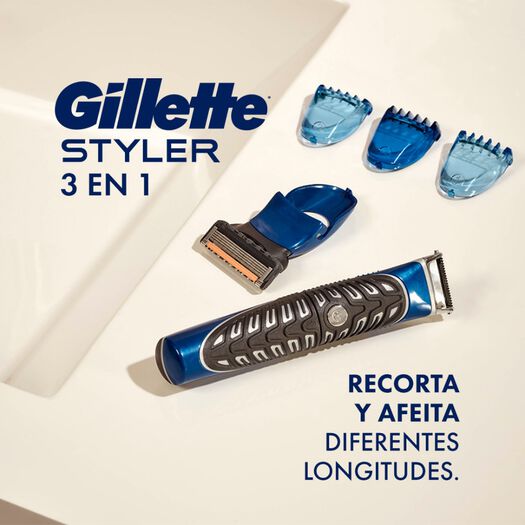 Afeitadora Eléctrica Gillette Styler para Afeitar Barba y Cuerpo 1 Un, , large image number 2