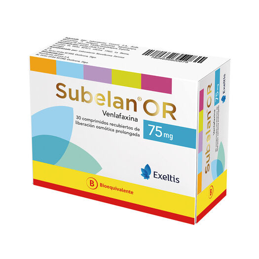 Subelan OR 75 mg x 30 Comprimidos Recubiertos de Liberación Prolongada, , large image number 0