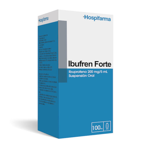 Ibufren Fte 200Mg/5Ml Suspención Oral 100Ml Frasco, , large image number 0