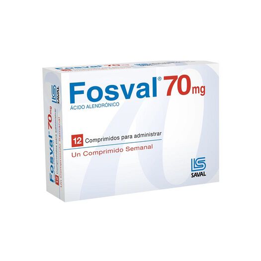 Fosval 70 mg x 12 Comprimidos, , large image number 0