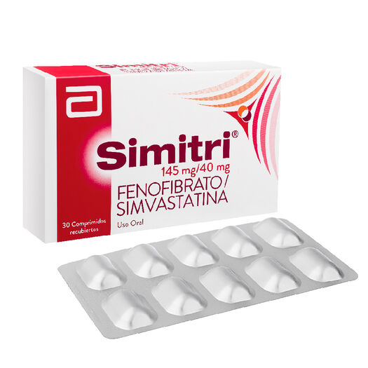 Simitri 145 mg/40 mg x 30 Comprimidos Recubiertos, , large image number 0