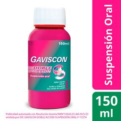Gaviscon Suspensión Oral Botella Doble Acción 150 ml