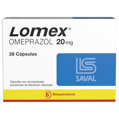 LOMEX Omeprazol 20 mg 28 cápsulas