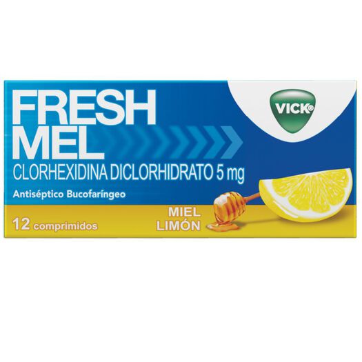 Fresh Mel 5 mg Miel Limon x 12 Comprimidos, , large image number 1