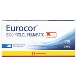 EUROCOR Bisoprolol Fumarato 5 mg 35 comprimidos