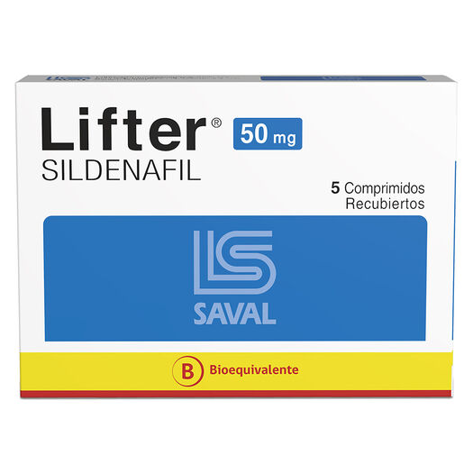 LIFTER Sildenafil 50 mg 5 comprimidos, , large image number 0