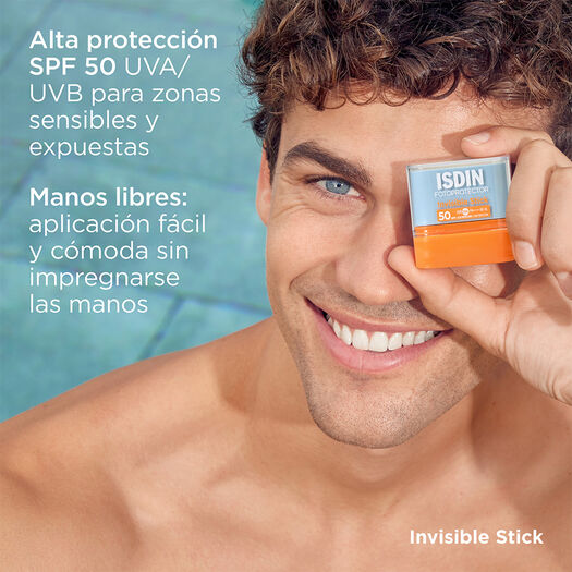 Protector Solar Isdin Invisible Stick Spf50 10G, , large image number 1