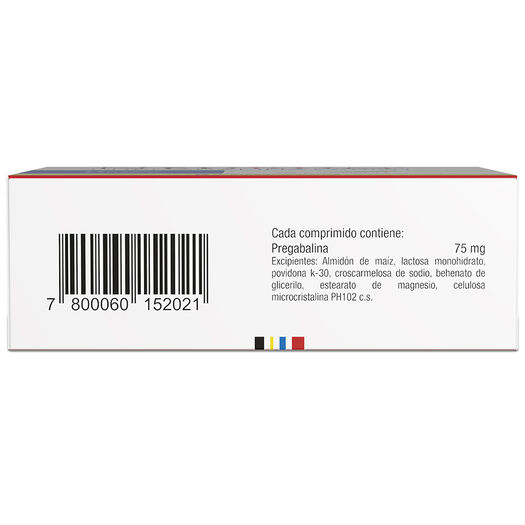 NEURUM Pregabalina 75 mg 30 comprimidos, , large image number 1