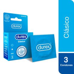 Durex Condones Clásico 3 unidades