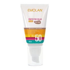 Bloqueador Solar Emolan Facial c/tono FPS50+ 50 gr