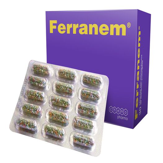 Ferranem x 30 Capsulas Con Microgranulos De liberacion Prolongada, , large image number 0