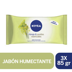 JABON BARRA NIVEA HINOJO 3X85GR