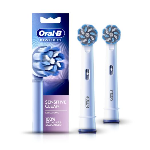 Cabezales de cepillo de repuesto compatibles con cabezales de cepillo de  dientes eléctricos Oral b- Sensitive Gum Care - Paquete de 4 cepillos