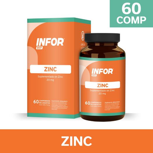 Infor Vit Zinc 60 Comp Rec, , large image number 0