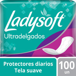 Protector Diario Ladysoft Suave 100 Un
