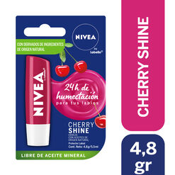 BÁLSAMO LABIAL NIVEA CHERRY SHINE 4,8GR