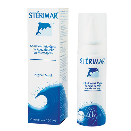 Solución de agua de mar Stérimar hipertonic congestión nasal 100