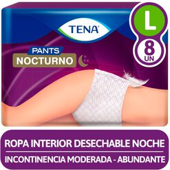 TENA Pants Ropa interior desechable nocturno talla G 8 unidades