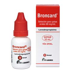 Broncard 60 mg/mL x 15 mL Solución Oral Para Gotas