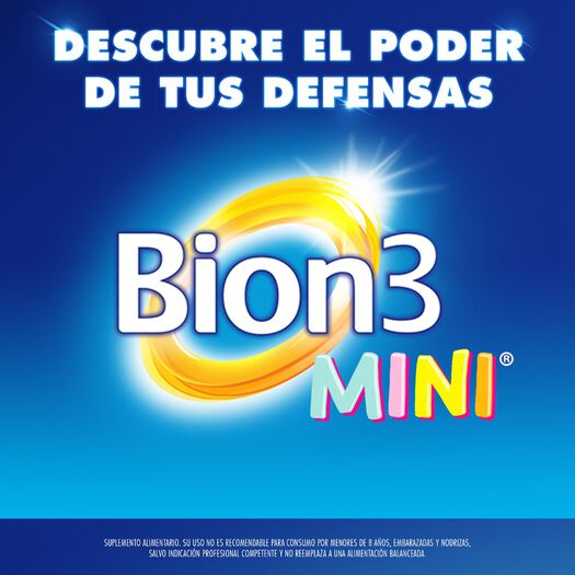 Bion3 Mini con Vitaminas, Minerales y Probióticos 30 Comprimido Masticable, , large image number 3