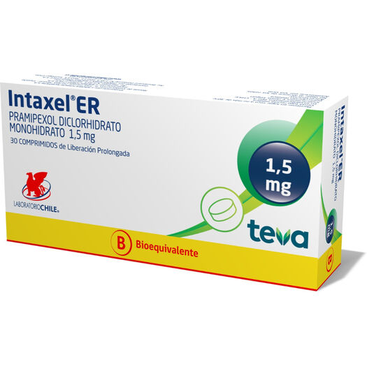 Intaxel ER 1.5 mg x 30 Comprimidos Liberación Prolongada, , large image number 0