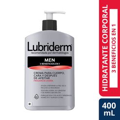 lubriderm® men¿s 3 en 1 x 400 ml