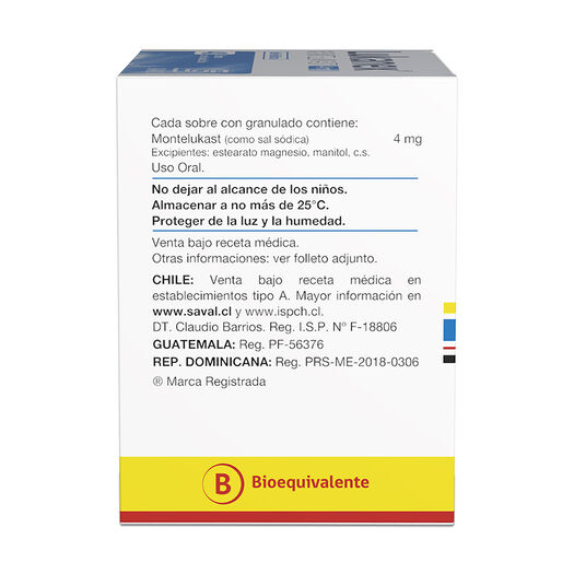 LUKANEX Montelukast 4 mg 40 sobr, , large image number 1