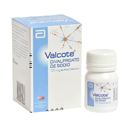 Valcote 125 mg x 20 Comprimidos Recubiertos, , large image number 0