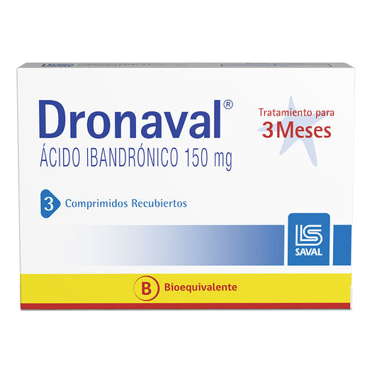 DRONAVAL Acido ibandrónico 150 mg 3 comprimidos, , large image number 0