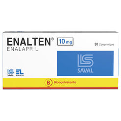 ENALTEN Enalapril maleato 10 mg 30 comprimidos