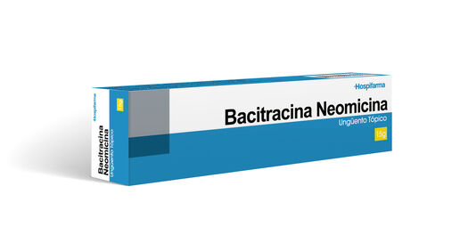 Bacitracina + Neomicina Ungüento Dérmico Pomo 15 g HOSPIFARMA CHILE LTD, , large image number 0