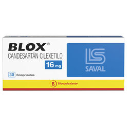  BLOX Candesartán cilexetilo 16 mg 30 comprimidos