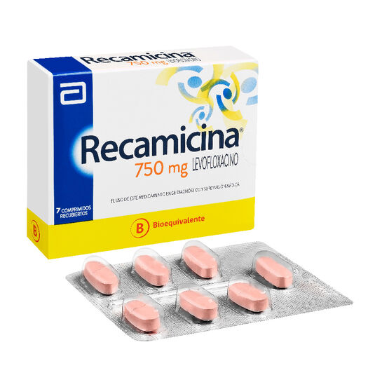 Recamicina 750 mg x 7 Comprimidos Recubiertos, , large image number 0