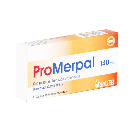 Promerpal 140 mg x 10 Cápsulas de Liberación Prolongada, , large image number 0