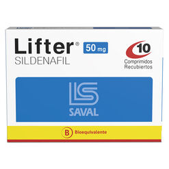 LIFTER Sildenafil 50 mg 10 comprimidos