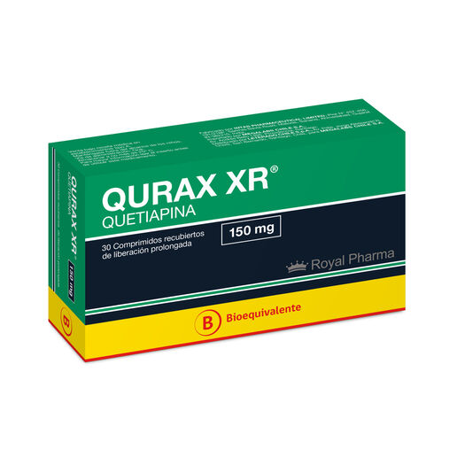 Qurax XR 150 mg x 30 Comprimidos Recubiertos de Liberación Prolongada, , large image number 0